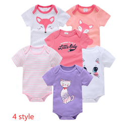 Baby Clothes 6-Piece Cotton Summer Set