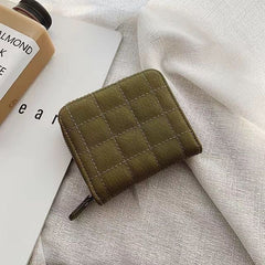 Women's Small Zipper Wallet with Coin Purse Clutch Bag