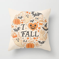 Autumn Pumpkin Pillow Cushion Cover