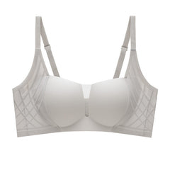 3D Velvet Thin Jelly Bra with Soft Support