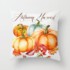 Autumn Pumpkin Pillow Cushion Cover