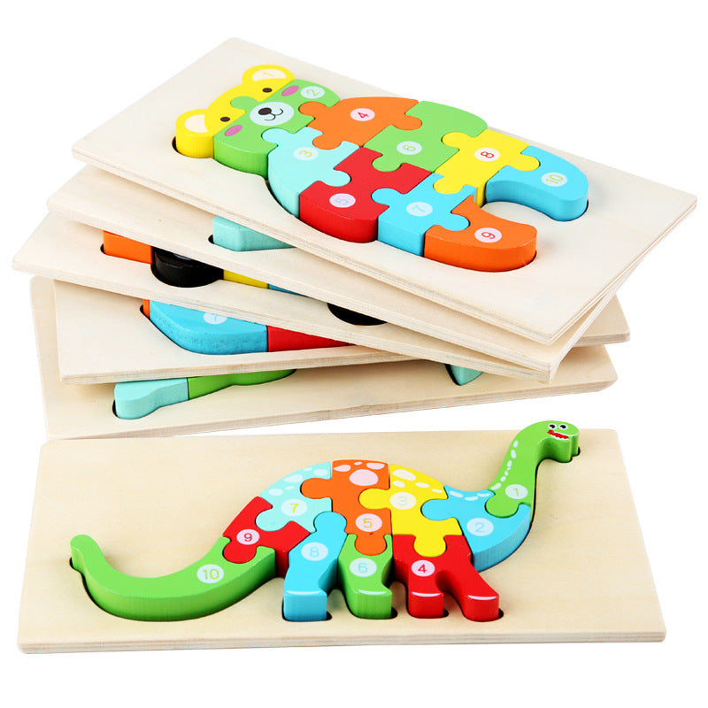 3D Animal Cartoon Puzzle Toys