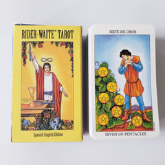 Bilingual Knight Tarot Cards in English & Spanish