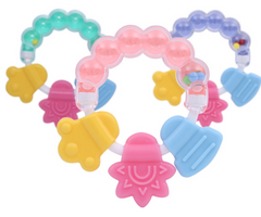 Baby Rattle Silicone Teether