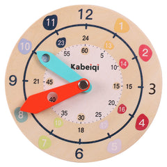 Wooden Play Clock for Early Learning