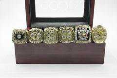 Replica Pittsburgh Steelers Super Bowl Championship Ring Set