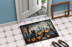 Halloween Keeshond Doormat
