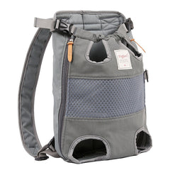 Striped Mesh Travel Dog Backpack
