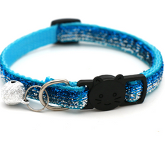Adjustable Colorful Cat Collar w/ Bell