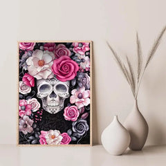 Rose Skull 5D Diamond Painting Kit