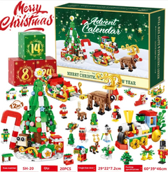 Christmas Countdown Advent Callendar Building Blocks