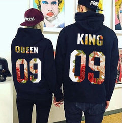 KING & QUEEN Couples Hoodies