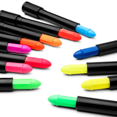 Glow-in-the-Dark Face Paint Crayon Set