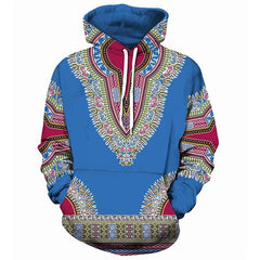 African Folk Custom 3D Print Hoodies