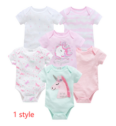 Baby Clothes 6-Piece Cotton Summer Set
