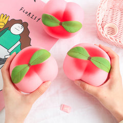 Stress Relief Peach Toy w/ Slow Rebound
