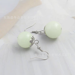 Glow-in-the-Dark Pearl Earrings
