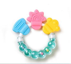 Baby Rattle Silicone Teether