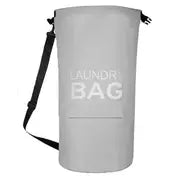 Portable 71L Laundry Hamper Backpack w/ Pocket