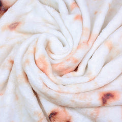 Mexican Burrito Round Plush Throw Blanket