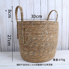 Creative Woven Rattan Flower Basket