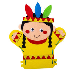 DIY Thanksgiving Card Kit w/ Felt Puppets & Toys