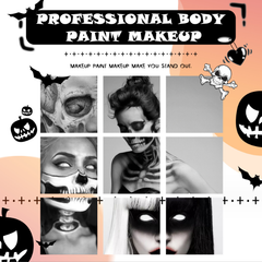 Black & White Body Painting Makeup Set