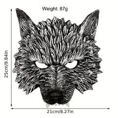 Halloween Wolf Half Mask