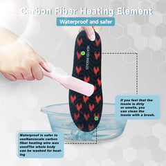 USB Heated Insoles w/ LED Remote Temperature Control