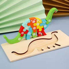 3D Animal Cartoon Puzzle Toys for Early Education