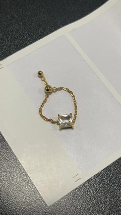 Modern Flex Chain Finger Ring