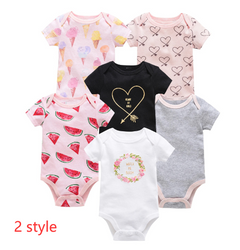 Baby Clothes 6-Piece Cotton Summer Set