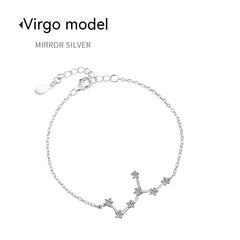 Lucky Twelve Constellation Moonstone Bracelet