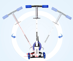 Kids Foldable 3 Wheel Scooter