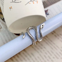 Sleek Open-Style Snake Ring