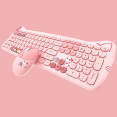 Wireless Keyboard and Mouse Set for Girls