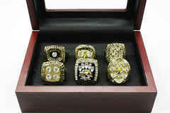 Replica Pittsburgh Steelers Super Bowl Championship Ring Set