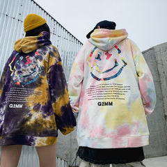 Tie-Dye Smiley Face Hoodies
