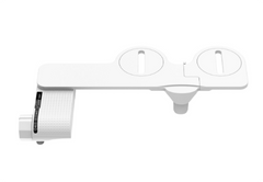 Ultra-Thin Battery-Free Bidet w/ Dual Nozzles