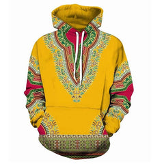African Folk Custom 3D Print Hoodies