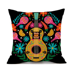 Day of the Dead Theme Printed Pillowcase