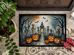 Haunting Skeleton Welcome Mat