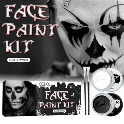 Black & White Body Painting Makeup Set