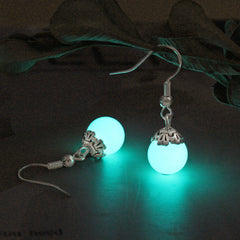 Glow-in-the-Dark Pearl Earrings