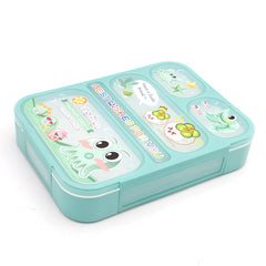 Cute Japanese Plastic Bento Lunch Box with Utensils