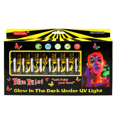 Glow-in-the-Dark Face Paint Crayon Set