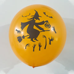 Spooky Skull Black Balloons