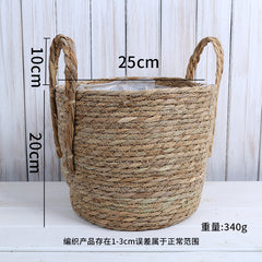 Creative Woven Rattan Flower Basket