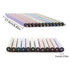 12 Colors Metallic Colored Pencils Set