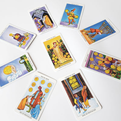 Bilingual Knight Tarot Cards in English & Spanish